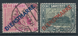 1922. Saarland - Dienstmarken