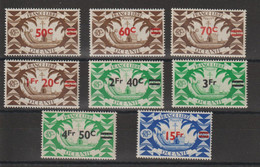 Océanie 1945 Série Londres Surchargée 172-179, 8 Val ** MNH - Unused Stamps