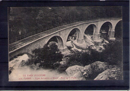 81. Vabre. Ligne De Castres à Murat. Pont Sur Le Gijou - Vabre