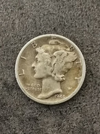 10 CENTS / 1 MERCURY DIME ARGENT 1944 D DENVER USA / SILVER - 1916-1945: Mercury (kwik)