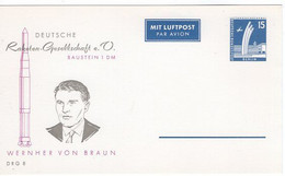 53089 - Berlin - 1963 - 15Pfg Bauten PGALpKte "Wernher Von Braun" - Europa