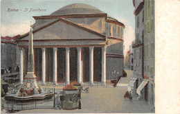 17355 " ROMA-IL PANTHEON "  ANIMATA-VERA FOTO-CART. POST. NON SPED. - Panthéon