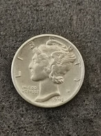 10 CENTS / 1 MERCURY DIME ARGENT 1943 S SAN FRANCISCO USA / SILVER - 1916-1945: Mercury (Mercurio)