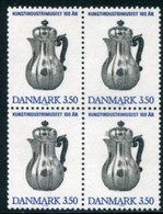 DENMARK 1990 Industrial Design Museum Block Of 4 MNH / **..   Michel 971 - Unused Stamps