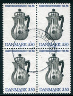 DENMARK 1990 Industrial Design Museum Block Of 4 Used..   Michel 971 - Used Stamps