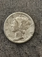 10 CENTS / 1 MERCURY DIME ARGENT 1942 PHILADELPHIE USA / SILVER - 1916-1945: Mercury (Mercurio)