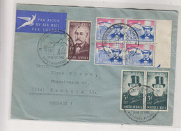 SOUTH AFRICA 1955 Pietermaritzburg Nice Airmail Cover To Germany - Poste Aérienne