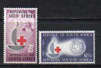 435 - SOUTH AFRICA , Centenario Croce Rossa : N. 275/276  *** - Altri & Non Classificati