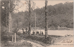 Delcampe - Bourgoin (38) - Étang De Rozière (Circulé En 1903) - Bourgoin