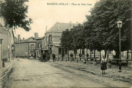 Mareuil Sur Ay * Place Du Petit Jard * Tramway Omnibus * 1908 - Mareuil-sur-Ay