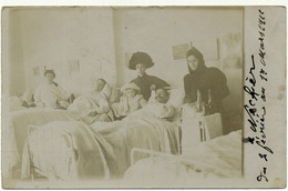 PARIS 15° - Carte Photo , Blessés à L'Hôpital Necker, 1916 - Arrondissement: 15