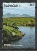 ANDORRA 2022 Estany De Les Salamandres  (Ransol - Canillo) Sello Nuevo ** - Unused Stamps