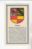 Abdulla Deutsche Städtewappen Dessau     Von 1928 - Collections & Lots