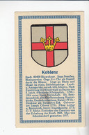 Abdulla Deutsche Städtewappen Koblenz   Von 1928 - Sammlungen & Sammellose