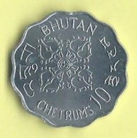 M019 - BHUTAN - 10 CHETRUMS 1975 - Butan