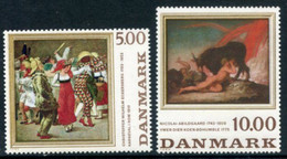 DENMARK 1984 Paintings MNH / **.   Michel 819-20 - Unused Stamps