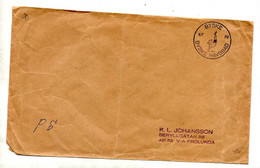 Lettre Cachet Byske  Natation - 1930- ... Coil Stamps II