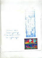 Carte De Voeux 1993 Cachet Geneve Sur Sommet Terre - Brieven En Documenten