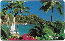 Hawaii - GTE (Tamura) - Diamond Head, 10.1992, 6Units, 10.000ex, Mint - Hawaii