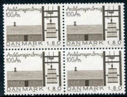 DENMARK 1982 Centenary Of Dairy Association Block Of 4 MNH / **   Michel 757 - Ungebraucht