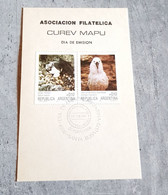 ARGENTINA DIA DE EMISION CUREV MAPU BIRDS - Covers & Documents