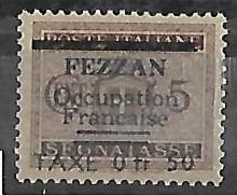 FEZZAN TAXE N°1 N**  Surcharge Fausse D'époque - Unused Stamps
