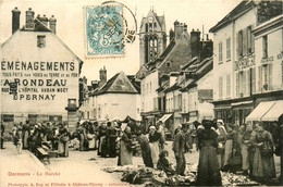 Dormans * 1904 * Le Marché * Pharmacie * Imprimerie - Dormans