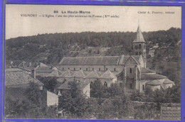 Carte Postale 52. Vignory L'église Très Beau Plan - Vignory