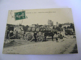 CPA - Oudon (44) - Chais Du Côteau De La Noël Noëlle - Attelage Cheval - Ouvriers Fûts Gendarmes  - 1910 - SUP - (GQ 4) - Oudon