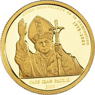 Monnaie, République Démocratique Du Congo, 20 Francs, 2003, Proof, FDC, Or - Congo (Democratic Republic 1998)