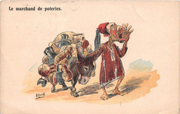 Illustrateur HERZIG - Le Marchand De Poteries - âne - Autres Illustrateurs