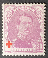 Belgien 1914, Mi 109 Rotes Kreuz MH(ungebraucht) - 1914-1915 Croix-Rouge