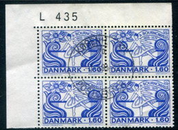 DENMARK 1979 Bournonville Death Centenary Block Of 4 Used   Michel 696 - Gebraucht