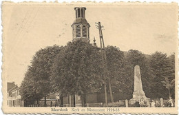 Meerdonk  *  Kerk En Monument 1914-18 - Sint-Gillis-Waas