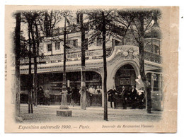 PARIS-Exposition 1900--Souvenir Du Restaurant Viennois (très Animée)--format 12 X 9 ...voir Description - Exhibitions