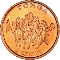 Monnaie, Tonga, King Taufa'ahau Tupou IV, 2 Seniti, 1996, SPL, Bronze, KM:67 - Tonga