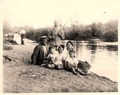 Pêche à La Ligne * Photo Ancienne * Pêcheur - Visvangst