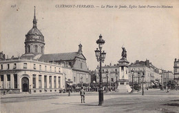 CPA - 63 - CLERMONT FERRAND - La Place De Jaude - Eglise Saint Pierre Les Minimes - Clermont Ferrand