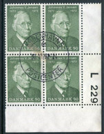 DENMARK 1973 Jensen Birth Centenary. Block Of 4 Used   Michel 540 - Usado