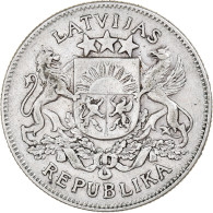 Monnaie, Lettonie, 2 Lati, 1925, TTB, Argent, KM:8 - Latvia