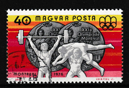 1976 Magyar / Ungarn, Mi: 3164° / Y&T: 2531° Gewichtheben An Den Olympischen Spielen In Montreal, - Gewichtheben