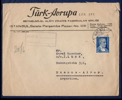 TURKEY-1940-LETTER SENT FROM GALATA TO BUENOS AIRES- ARGENTINA-COMMERCIAL LETTER- - Briefe U. Dokumente