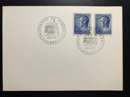 LUXEMBOURG,  « JOURNNÉE DU TIMBRE », « Special Commemorative Postmark », 1971 - Cartas & Documentos