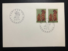 LUXEMBOURG,  « CARITAS », « Special Commemorative Postmark », 1971 - Lettres & Documents