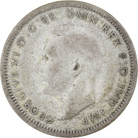 Monnaie, Australie, George VI, Shilling, 1946, Perth, TB, Argent, KM:39a - Shilling