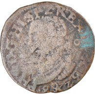 Monnaie, Pays-Bas Espagnols, Philippe II, Gigot, 1582, Maastricht, TB, Cuivre - Spaanse Nederlanden