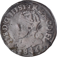 Monnaie, Pays-Bas Espagnols, Philippe II, Liard, 1586, Bruges, TB, Cuivre - Pays Bas Espagnols