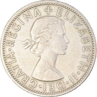 Monnaie, Grande-Bretagne, Elizabeth II, 1/2 Crown, 1955, TTB, Cupro-nickel - K. 1/2 Crown