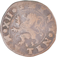 Monnaie, Pays-Bas Espagnols, Liard, 12 Mites, 1583, Bruges, TB+, Cuivre - Pays Bas Espagnols