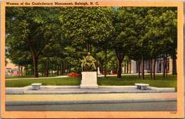 North Carolina Raleigh Women Of The Confederacy Monument - Raleigh